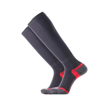 Chaussettes en nylon tricotées antidérapantes personnalisées Chaussettes de compression unisexes de haute qualité pour la gymnastique et le genou