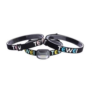 Custom Glow in Dark Reflective Printing Jacquard Elastic Band Headlamp <b>Strap</b> With <b>Adjustable</b> Buckle for Outdoor - Product Image 2