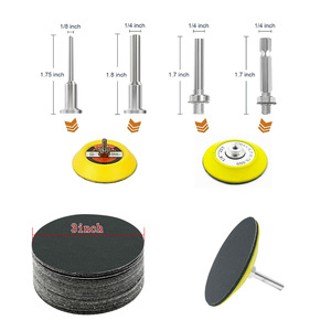 3 <b>Inch</b> Flocked Water Sandpaper Discs 75mm Silicon Carbide Adhesive Backed Grinding Polishing Set 60 To 7000 Grit - Product Image 4