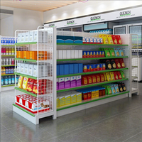 Étagères de magasin légères, présentoirs pour supermarchés et commerces de détail