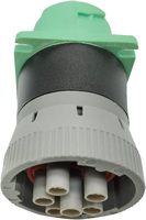 Adaptateur LANLIN vert 9 broches J1939 Type 2 vers 6 broches J1708 pour diagnostic de camion ELD GPS