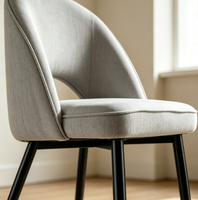 Chaise de salle à manger moderne en velours avec pieds en métal doré, chaise rembourrée de luxe pour la maison, la cuisine, le salon, chaise pour salle à manger