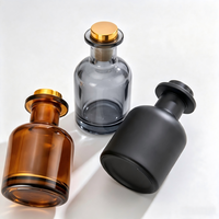 Bouteille en verre vide pour diffuseur de parfum 50ml 100ml 150ml 250ml pour maison et hôtel avec bouchon
