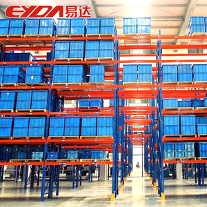 מערכת מדפים תעשייתית כבדה, מדפי משטחים בודדים, מדפי מתכת לאחסון במוסך/מחסן/מפעל - Product Image 1