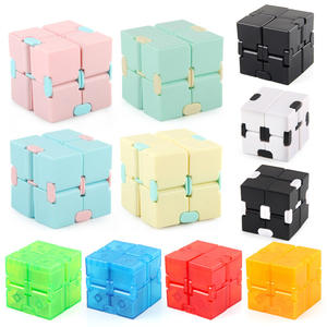 Cubo Mágico de Colores Macaron para Fiestas, Cubo Infinito Antiestrés, Juguete Sensorial para Niños y Adultos - Product Image 2