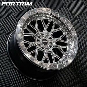 Jantes FORTRIM 3 pièces forgées Beadlock 18-26 pouces 5x114.3 5x120 6x139.7 compatibles Mercedes G63 C63 E63 <span class=keywords><strong>Audi</strong></span> A3 A4 Jantes modifiées tout-terrain - Product Image 2