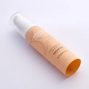 15ml 30ml 1.6 Oz 45ml Plastic Squeeze Cosmetic Airless Pump BB CC Cream Tube For Sunblock Sunscreen Golden Glow Beauty Balm