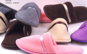 2024 nueva pareja logotipo personalizado lavable personalizado servicio al cliente Star Sheraton felpa Spa Hotel de lujo zapatillas - Product Image 4