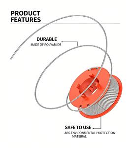 F016800175 4pcs Trimmer Line Spool Head 1.6mm 26FT/8m For Bosch Grass Trimmer ART 23/26/30 COMBITRIM ART 23/26 EASYTRIM - Product Image 5