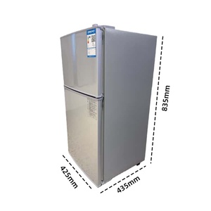 Refrigerador y Congelador Compacto de Doble Puerta L-BCD-52 OEM, Ahorrador de Espacio, Silencioso y de Bajo Consumo, <span class=keywords><strong>Mini</strong></span> <span class=keywords><strong>Nevera</strong></span> de 88L, <span class=keywords><strong>Mini</strong></span> Bar para Hotel - Product Image 5
