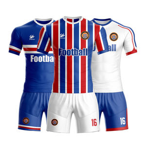 Futbol Forması Seti OEM Hizmeti Spandeks/Polyester Hızlı Kuruyan Nefes Alabilen Erkek Futbol Tişörtleri Yeni Gelenler - Product Image 2