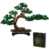 Meiji 13126 Nouveau modèle créatif MOC, décoration de bureau, plante en pot, briques à assembler, cadeau, 520 pièces, ensembles de blocs de construction