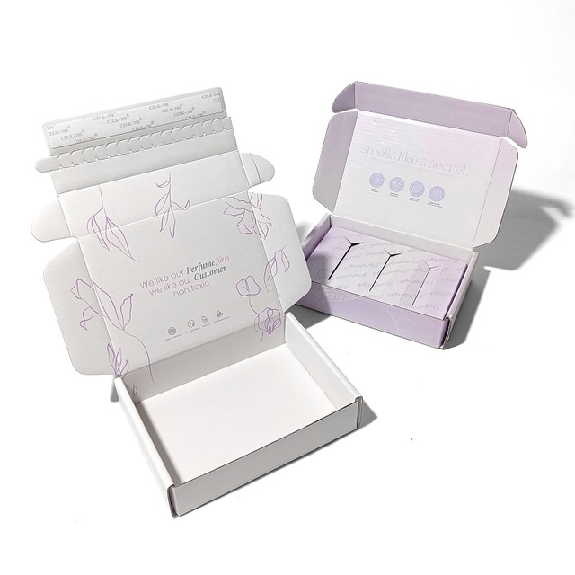 Free Design Cardboard Foldable Box Packaging Custom Printed Logo Self-Adhesive Sealing Tear Strip Shipping Mailer Boxes