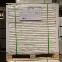 Carton duplex simple face en kaolinite recyclé Sinosea, recyclable, en pâte mixte, dos gris, en rame, pour emballage en vrac