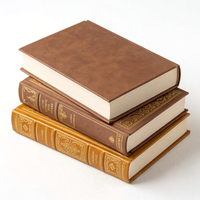 Impression de livres personnalisés en couleur pleine page avec couverture rigide et bords dorés, fabrication directe d'usine