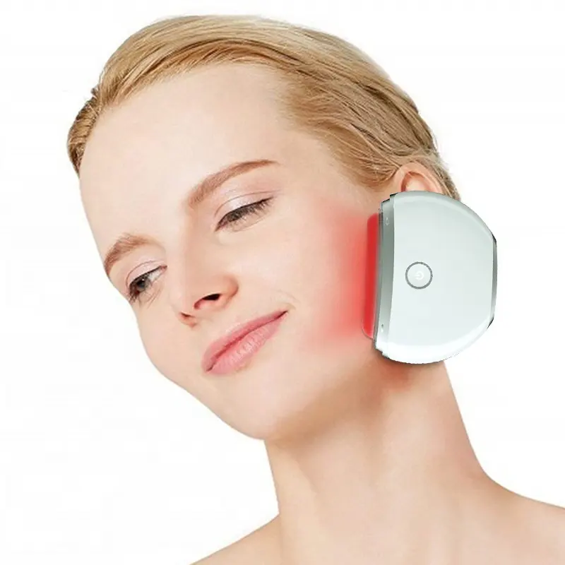 Micro-current Photon Therapy Scrapping Face Slimming Beauty Instrument Custom Electric Facial Massager Gua Sha Tool