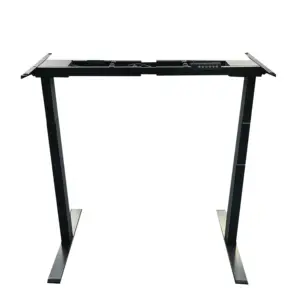 Modern Easy Assemble Computer Laptop Office Pneumatic Sit Stand Desk Height Adjustable Standing Lifting Desk Table
