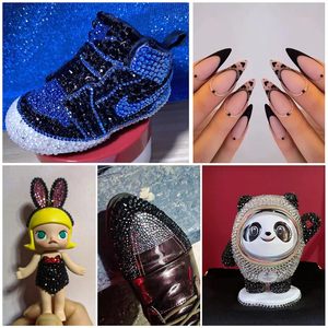 Blinginbox bán buôn pha lê ss50 tự làm đầy màu sắc lấp lánh phẳng trở lại đá chì miễn phí thạch thủy tinh cho thiết kế thêu - Product Image 6