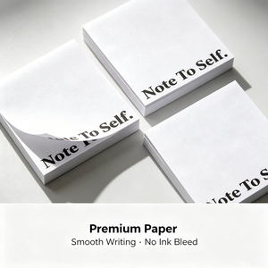 Bloc-notes minimaliste pour notes personnelles, papier de qualité supérieure - Product Image 3