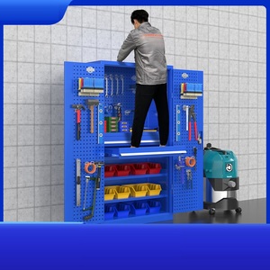 Armoire de rangement d'outils en acier portable, chariot d'atelier avec placard de <span class=keywords><strong>garage</strong></span> pour l'organisation des outils - Product Image 6