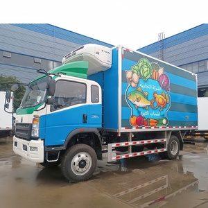 Sinotruk Howo 4*2 Refrigeration Units Factory Price for Sale Food 4x2 Refrigerator Trucks - Product Image 4