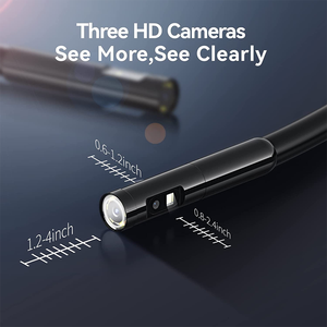 Mikroskop Digital Endoskop Industri 8mm dengan Tiga Lensa dan Layar 5 Inci untuk Inspeksi Mesin - Product Image 3
