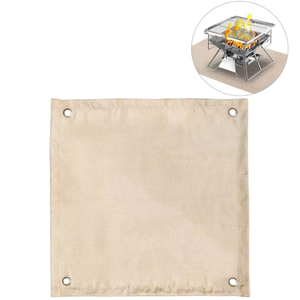 Tapis pour foyer 40 pouces, tapis de <span class=keywords><strong>protection</strong></span> pour poêle à <span class=keywords><strong>bois</strong></span> sous le barbecue, tapis ignifuge pour terrasse, tente, camping, isolation et <span class=keywords><strong>protection</strong></span> - Product Image 2