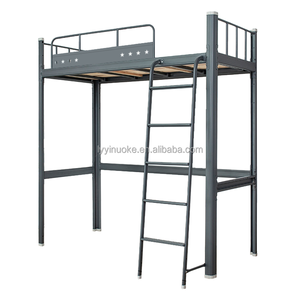 Multifunktionales Kombiniertes Studenten-Wohnheimbett, Hochbett mit Mittelleiter und Schreibtisch-Schrank für College-Hostels - Product Image 6