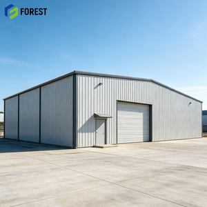 Entrepôt commercial en acier galvanisé robuste, préfabriqué, à portée libre, pour la distribution de marchandises et le stockage - Product Image 1