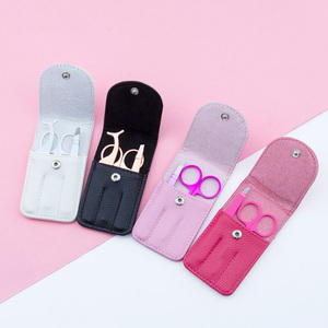 Juego de 3 Herramientas de Acero Inoxidable para Pestañas, Aplicador de Cejas, Tijeras para Pestañas, Pinzas, GZ RTS, Pedido Mixto al por Mayor - Product Image 3