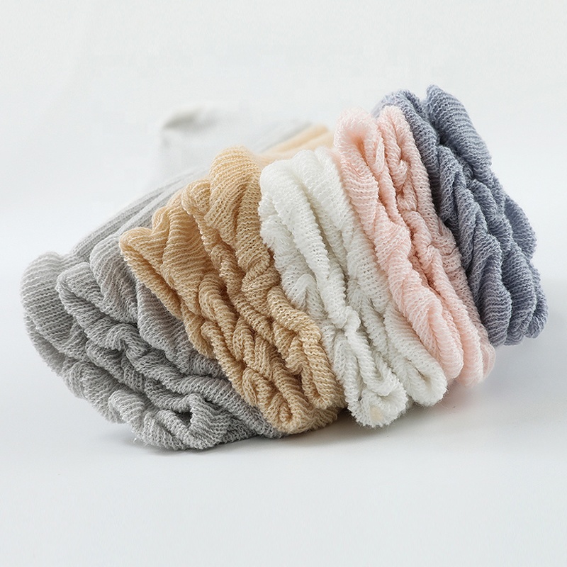 Полностью хлопковые детские Разноцветные носки на заказ с подушкой для четырех сезонов