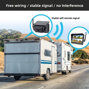 Pantalla HD Magnética Solar Inalámbrica de 7 Pulgadas con Cámara de Reversa, Apta para Camiones, Autobuses y Montacargas - Product Image 2