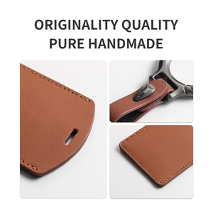 Étui <span class=keywords><strong>de</strong></span> protection en cuir pour clé <span class=keywords><strong>de</strong></span> voiture, couleur d'origine, pour télécommande sans clé Leapmotor B01 C11 C16 C10, accessoires <span class=keywords><strong>de</strong></span> protection <span class=keywords><strong>de</strong></span> carte-clé - Product Image 5
