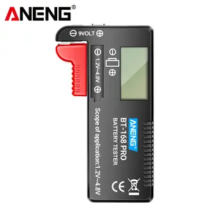 ANENG BT-168 PRO Digital Lithium Battery Capacity Tester Checkered load analyzer Display Check AAA AA Button Cell Universal test