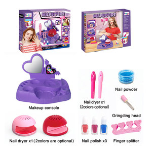 Juego de manicura de esmalte de uñas para niñas, conjunto de maquillaje de moda de EPT, esmalte de uñas artesanal, diseño artístico para niñas - Product Image 2