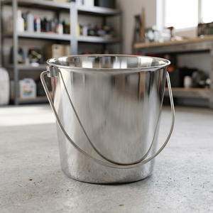 Cubo de Acero Inoxidable Redondeado Ecológico MIINOX, del Mejor Precio del Vendedor Indio, Capacidad de 1-3L, Portátil para Uso en la Cocina - Product Image 2