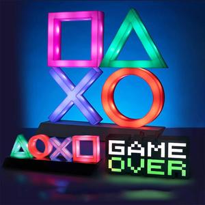 Game Icon Light Lampe für <span class=keywords><strong>PS4</strong></span>/PS5 Voice Control Dekorative Lampe Bunter Lampen ständer 4 Typ Tisch atmosphäre Kleines Nachtlicht - Product Image 3