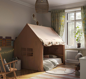 <span class=keywords><strong>Lit</strong></span> de maison Montessori pour tout-petits Berceaux pour enfants en forme de <span class=keywords><strong>tipi</strong></span> pour jouer et dormir - Product Image 3