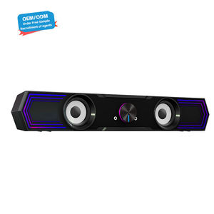Coomaer ST201 Solution Personnalisée 2.0 Haut-parleur USB pour Ordinateur, Barre de Son RGB sans Fil pour Jeux et Téléphone Mobile - Product Image 1
