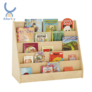 Estantería Montessori de <span class=keywords><strong>madera</strong></span> XIHA para niños pequeños de 1 a 5 años, estantería para niños con pizarra, estantería para niños para Aula de guardería - Product Image 1