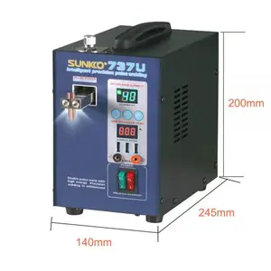 Nieuwe Sunkko 737u Spot Lasser Machine 2.8kw Dubbele Puls Batterij Puntlasmachine Usb Opladen Test 18650 Batterij Lasser