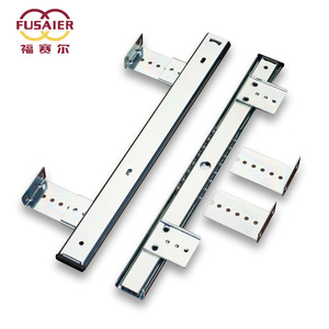 Fábrica al por mayor 35mm rodamiento de bolas teclado ajustable cajón canal moderno muebles de <span class=keywords><strong>oficina</strong></span> rieles <span class=keywords><strong>para</strong></span> cocina comedor gimnasio uso - Product Image 2