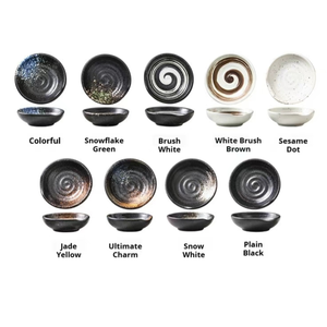 Plats à sauce pour <span class=keywords><strong>sushi</strong></span> en céramique rétro japonaise, assiettes à sauce soja en porcelaine, bols à assaisonnement, bols à sauce soja - Product Image 5