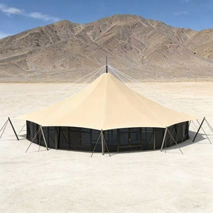 Tenda Glamping Safari di Lusso Kawagebo Kamp (KK) 75' <span class=keywords><strong>X</strong></span> 75' in Tela PVDF per Resort, Hotel e Fiere - Product Image 1