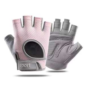 Gants de cyclisme d'été pour sports de plein air Sangle de poignet réglable demi-doigts antidérapants absorbant les chocs Gants de cyclisme de fitness pour - Product Image 3