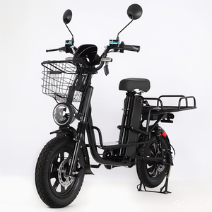 Vélo de livraison électrique à double suspension et freinage avec pneus de 16 x 3 pouces, moteur et capacité de la batterie personnalisables - Product Image 2