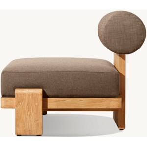 Ngoài trời ban công đồ nội thất thủ công-crafted màu sắc tự nhiên rắn gỗ tếch sofa Set - Product Image 5