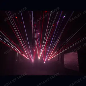 Animação a laser para festivais com luz de palco DJ colorida de 5 watts