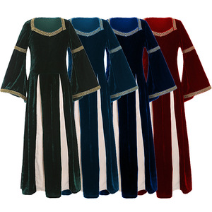 Vestido Largo de Estilo Renacentista Medieval para Niñas, con Mangas de Trompeta, para Representaciones Escénicas, Cosplay Musical, Carnaval - Product Image 6