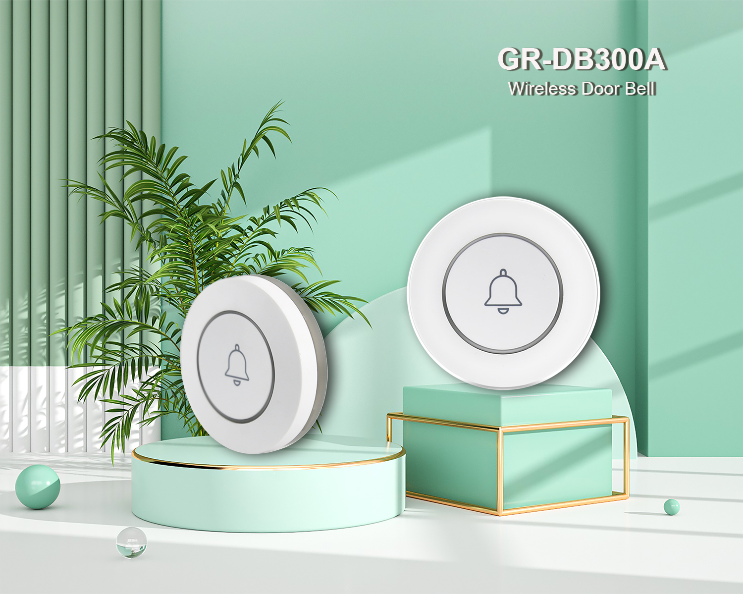 RF433 Doorbell Button for Alarm Kit and Wireless Doorbell Button for Alarm